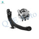 Front Right Lower Control Arm Ball Joint-Wheel Hub Bearing Assembly For 2008-2010 Chevrolet HHR