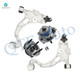 Set of 4 Front Lower Control Arm Ball Joint-Wheel Hub Bearing For 2000 2001 Cadillac Deville