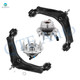 Set of 4 Front Upper Control Arm Ball Joint-Wheel Hub Bearing Assembly For 2003-2007 Hummer H2 With 8 Stud Hub