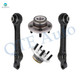 Set of 4 Front Lower Rearward Control Arm-Wheel Hub Bearing Assembly For 2006-2010 Dodge Charger