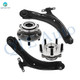 Set of 4 Front Lower Control Arm Ball Joint-Wheel Hub Bearing Assembly For 2014 2015 Nissan Rogue Select