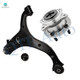 Front Right Lower Control Arm Ball Joint-Wheel Hub Bearing Assembly For 2007-2009 Hyundai Santa FE
