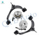 Set of 4 Front Upper Control Arm Ball Joint-Wheel Hub Bearing Assembly For 2015-2020 Chevrolet Suburban