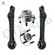 Set of 4 Front Lower Rearward Control Arm-Wheel Hub Bearing Assembly For 2005-2008 Dodge Magnum