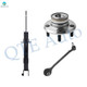 Set of 3 Front Right Lower Forward Control Arm Ball Joint-Wheel Hub Bearing Assembly-Suspension Strut Assembly For 2005-2008 Dodge Magnum