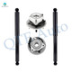 Set of 4 Front Shock Absorber-Wheel Hub Bearing Assembly For 2004 Ford F-150 Heritage Monotube Performance Upgrade