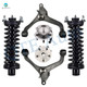 Set of 6 Front Lower Control Arm-Wheel Hub Bearing Assembly-Quick Complete Strut-Coil Spring Assembly For 2002-2007 Jeep Liberty