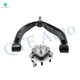 Front Left Upper Control Arm Ball Joint-Wheel Hub Bearing Assembly For 2004 Nissan Pathfinder Armada