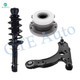 Set of 3 Front Left Lower Control Arm Ball Joint-Wheel Hub Bearing Assembly-Quick Complete Strut-Coil Spring Assembly For 2005 Volkswagen Jetta Set of 3 Front Left Lower Control Arm Ball Joint-Wheel Hub Bearing Assembly-Quick Complete Strut-Coil Spring Assembly For 2005 Volkswagen Jetta