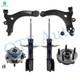 Set of 6 Front Lower Control Arm Ball Joint-Wheel Hub Bearing Assembly-Suspension Strut Assembly For 1999-2001 Pontiac Grand Prix
