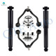 Set of 6 Front Upper Control Arm Ball Joint-Wheel Hub Bearing Assembly-Shock Absorber For 1988-1994 Chevrolet K2500