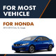 Pair of 2 Rear Shock Absorber For 2012 2013 Honda Civic