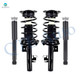 Set of 4 Front Quick Complete Strut-Coil Spring Assembly-Rear Complete Shock Absorber Kit For 2008-2010 Volvo V70 w/ Suspension Codes 31 32