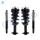 Set of 4 Front Quick Complete Strut-Coil Spring Assembly-Rear Complete Shock Absorber Kit For 2019 GMC Sierra 1500 Limited 4WD Monotube Performance Upgrade