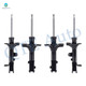 Set 4 Front - Rear Suspension Strut Assembly For 1996 - 2000 Hyundai Elantra