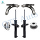 Set of 6 Front Lower Control Arm Ball Joint-Wheel Hub Bearing Assembly-Suspension Strut Assembly For 2005 2006 Volkswagen Jetta