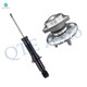 Rear Suspension Strut Assembly-Wheel Hub Bearing Assembly For 2003-2008 Toyota Corolla 4-Wheel ABS