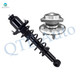 Rear Left Quick Complete Strut-Coil Spring Assembly-Wheel Hub Bearing Assembly For 2003-2008 Toyota Corolla 4-Wheel ABS