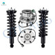 Set of 4 Front Quick Complete Strut-Coil Spring Assembly-Wheel Hub Bearing Assembly For 2005-2012 Nissan Pathfinder