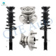 Set of 4 Rear Quick Complete Strut-Coil Spring Assembly-Wheel Hub Bearing Assembly For 1993-1997 GEO Prizm