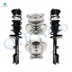 Set of 4 Rear Quick Complete Strut-Coil Spring Assembly-Wheel Hub Bearing Assembly For 1993-2002 Toyota Corolla