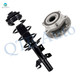 Front Left Quick Complete Strut-Coil Spring Assembly-Wheel Hub Bearing Assembly For 2013-2016 Dodge Dart