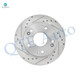 Set of 4 Rear Drilled Slotted Disc Brake Rotors 260 mm-Wheel Hub Bearing Assembly For 2003-2007 Honda Accord