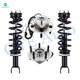 Set of 4 Front Quick Complete Strut-Coil Spring Assembly-Wheel Hub Bearing Assembly For 2012-2018 RAM 1500