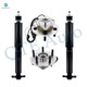Set of 4 Front Shock Absorber-Wheel Hub Bearing Assembly For 2019-2022 RAM 1500 Classic