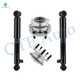 Set of 4 Rear Shock Absorber-Wheel Hub Bearing Assembly For 2011-2013 KIA Sorento AWD Set of 4 Rear Shock Absorber-Wheel Hub Bearing Assembly For 2011-2013 KIA Sorento AWD