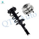 Front Left Quick Complete Strut-Coil Spring Assembly-Wheel Hub Bearing Assembly For 2007-2009 Hyundai Santa FE Limited SE GLS Front Left Quick Complete Strut-Coil Spring Assembly-Wheel Hub Bearing Assembly For 2007-2009 Hyundai Santa FE Limited SE GLS