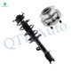Front Left Quick Complete Strut-Coil Spring Assembly-Wheel Hub Bearing Assembly For 2010-2012 Hyundai Santa FE