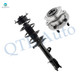 Front Right Quick Complete Strut-Coil Spring Assembly-Wheel Hub Bearing Assembly For 2010-2012 Hyundai Santa FE