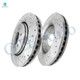 Front Drilled Slotted Disc Brake Rotors For 2015-2022 Ford Transit-350