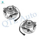 Pair of 2 Front Wheel Hub Bearing Assembly For 2004 Ford F-150 Heritage 4WD with 6 Stud Hub