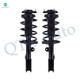 Pair of 2 Front Left - Right Quick Complete strut For 2003 - 2008 Pontiac Vibe