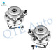 Pair of 2 Front Wheel Hub Bearing Assembly For 2007 Chevrolet Silverado 2500 HD Classic RWD