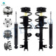 Set of 8 Front Quick Complete Strut-Coil Spring Assembly-Wheel Hub Bearing Assembly-Rear Shock Absorber-Wheel Hub Bearing Assembly For 2016 Nissan Murano L4 FWD
