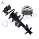 Front Right Quick Complete Strut-Coil Spring Assembly-Wheel Hub Bearing Assembly For 2007-2012 Nissan Sentra