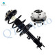 Front Right Quick Complete Strut-Coil Spring Assembly-Wheel Hub Bearing Assembly For 2004-2009 Nissan Quest