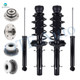 Set of 8 Front Quick Complete Strut-Coil Spring Assembly-Wheel Hub Bearing Assembly-Rear Shock Absorber-Wheel Hub Bearing Assembly For 2005 Volkswagen Jetta