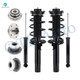 Set of 8 Front Quick Complete Strut-Coil Spring Assembly-Wheel Hub Bearing Assembly-Rear Shock Absorber-Wheel Hub Bearing Assembly For 2011-2014 Volkswagen Jetta Exc. Sport Suspension