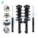 Set of 8 Front Quick Complete Strut-Coil Spring Assembly-Wheel Hub Bearing Assembly-Rear Shock Absorber-Wheel Hub Bearing Assembly For 2011-2014 Volkswagen Jetta L5 2.5L Set of 8 Front Quick Complete Strut-Coil Spring Assembly-Wheel Hub Bearing Assembly-Rear Shock Absorber-Wheel Hub Bearing Assembly For 2011-2014 Volkswagen Jetta L5 2.5L