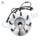 Set of 4 Front Shock Absorber-Wheel Hub Bearing Assembly For 2003 2004 Ford F-250 Super Duty Monotube Performance Upgrade