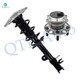 Rear Right Wheel Hub Bearing Assembly-Quick Complete Strut-Coil Spring Assembly For 2017 Jeep Compass L4 2.4L 2360cc