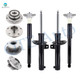 Set of 8 Front Suspension Strut Assembly-Wheel Hub Bearing Assembly-Rear Complete Shock Absorber Kit-Wheel Hub Bearing Assembly For 2009-2016 Volkswagen Tiguan