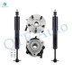 Set of 4 Front Shock Absorber-Wheel Hub Bearing Assembly For 2003-2009 Ford Ranger