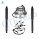 Set of 4 Front Shock Absorber-Wheel Hub Bearing Assembly For 1997 1998 Ford F-250