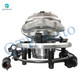Set of 4 Front Shock Absorber-Wheel Hub Bearing Assembly For 1998-2000 Ford Ranger Monotube Performance Upgrade