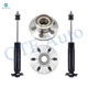 Set of 4 Front Shock Absorber-Wheel Hub Bearing Assembly For 1997-2004 Dodge Dakota